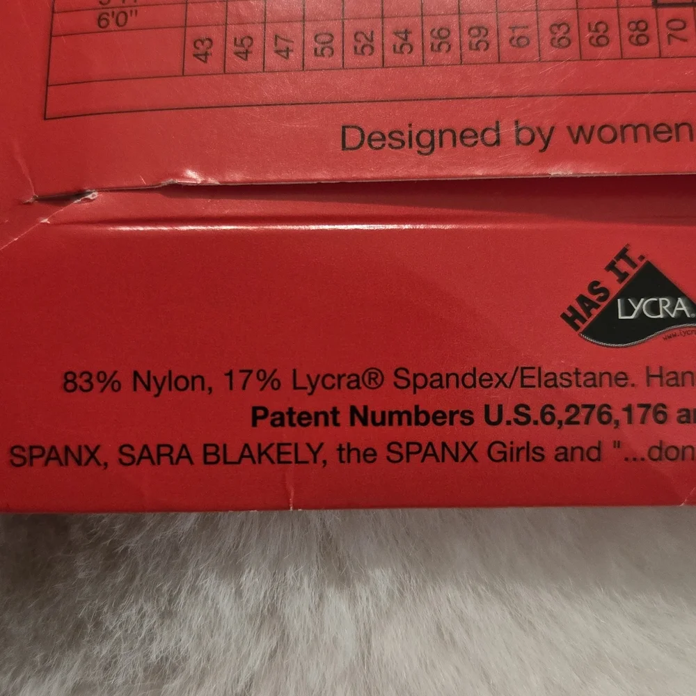 Spanx Sara Blakely Footless Bodyshaping Pantyhose Control Top Black Size B New